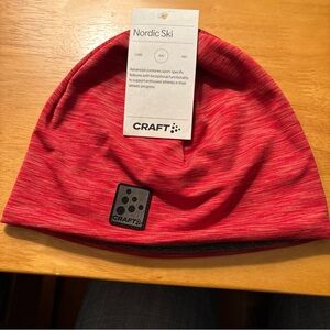 CRAFT Nordic Ski Microfleece Hat NWT Rose-Melange: One size